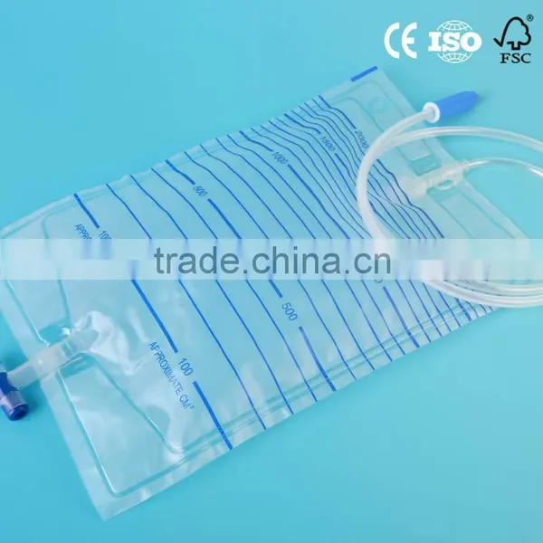 With T-outlet 2L Urine Bag photo-2