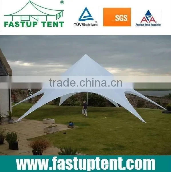 Aluminum White Double PVC Coated Fabric Stretch Star Tent for Camping, Catering photo-2