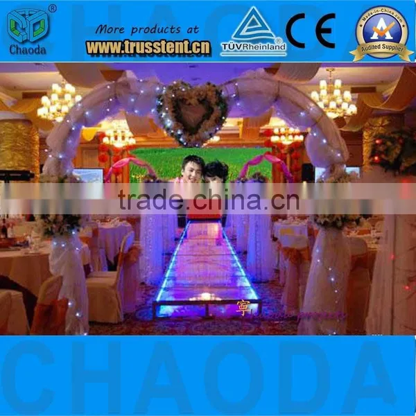 Transparent Clear Wedding Stage Decoration Acrylic Platform Stage