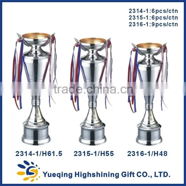 Hot Sale Plastic Trophy Base Award Silver Trophies Souvenir 2124-1 Metal Trophy Cup China Champions League Trophy photo-5