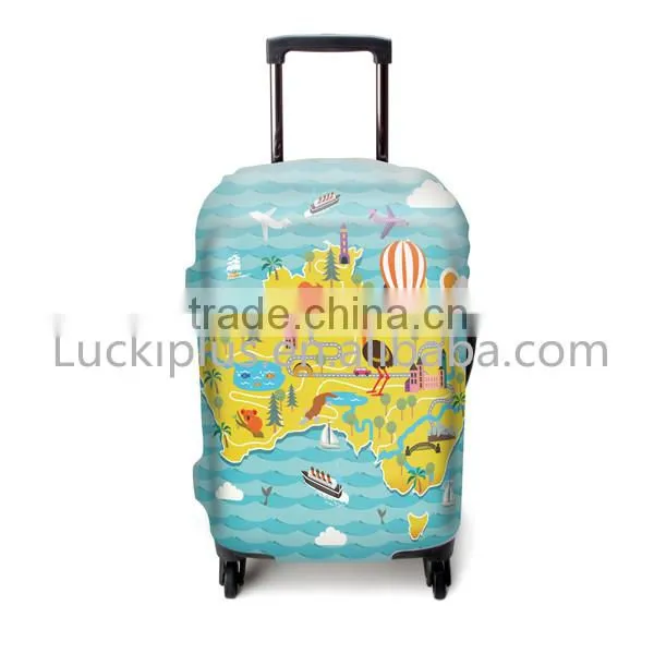 Luckiplus Printing Luggage Cover Stretchy Trolley Case Cover photo-2