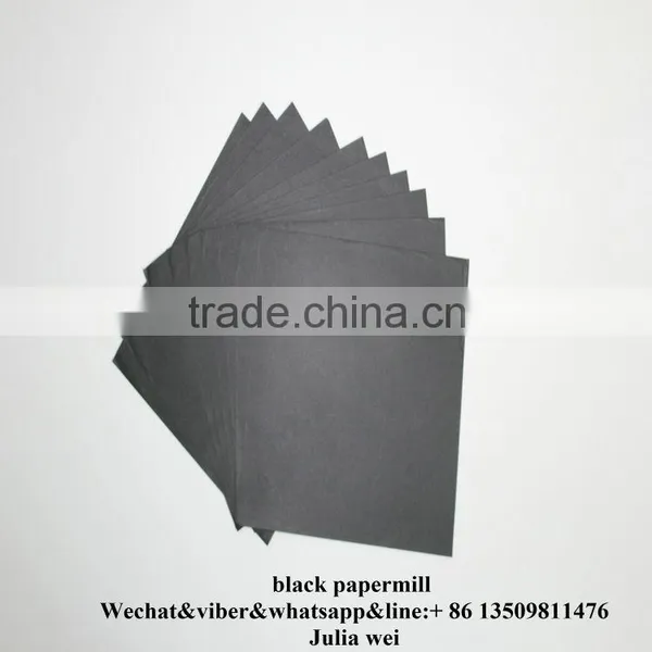 Black Paper With Grey Back Laminated Board Black Paper Cardboard/core Board Paper/core Black Cardboard Paper photo-2