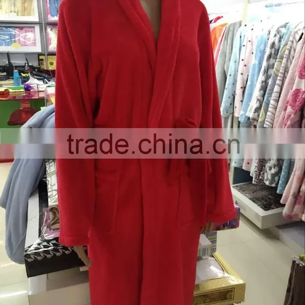 Ladies Super Soft Coral Fleece Sex Women's Winter Sleepwear Bathrobes photo-3