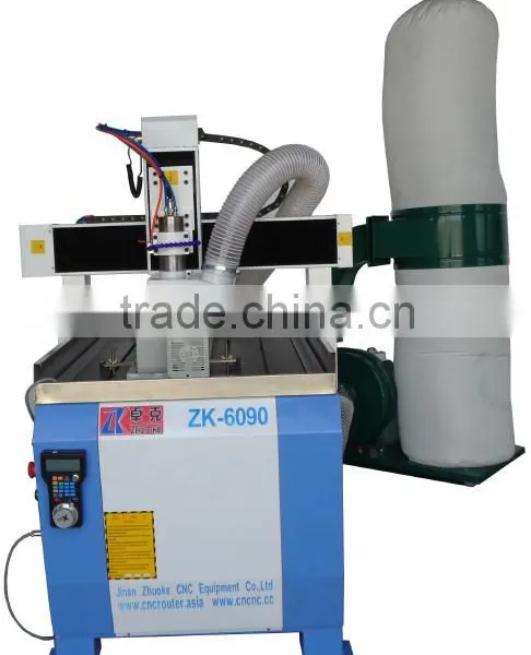 DSP Controller Rotary Axis Duct Collector Cnc Metal Making Machinery for Wood Stone Metal 6090 photo-2