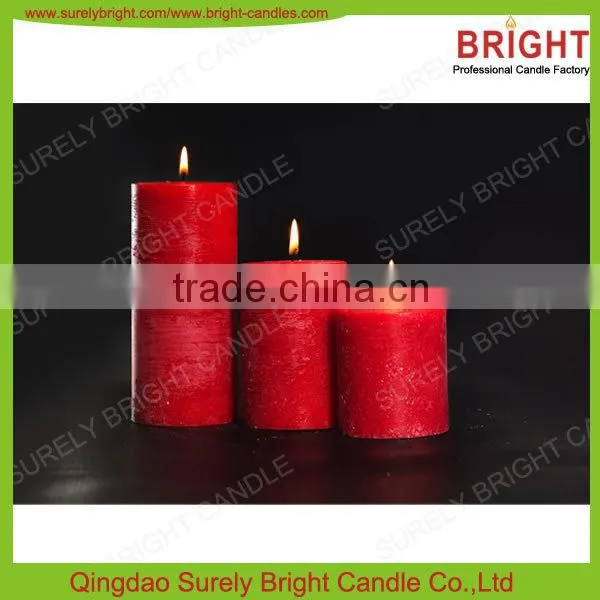 Christmas Decorative Paraffin Wax Scented Giant Pillar Candles photo-5