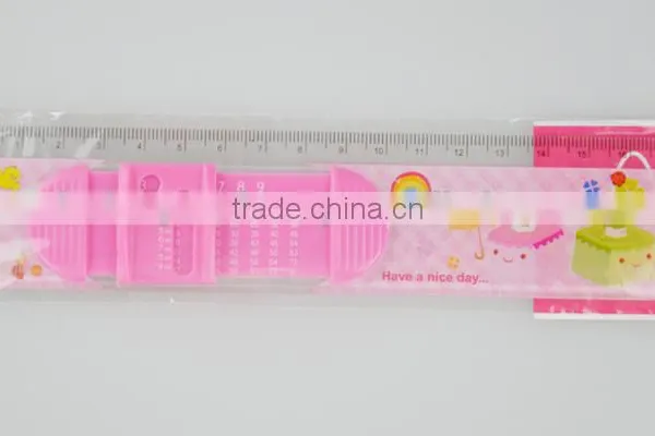 Sliding Ruler, Plastic Ruler Triangle Protractor Set photo-4