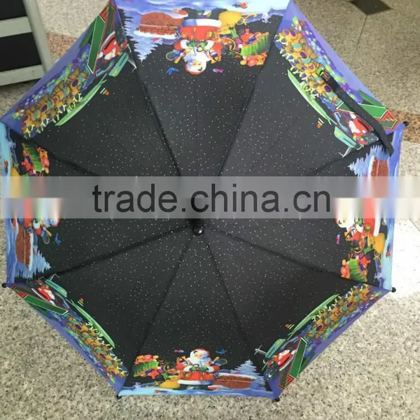 16'' Christmas Santa Claus Umbrella for Christmas Gift photo-4