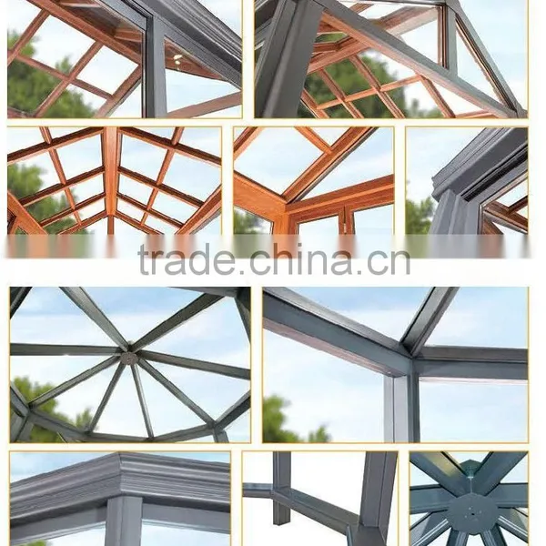 Arch Shape Aluminum Alloy Sun House/ Garden Glass Sunhouse photo-6