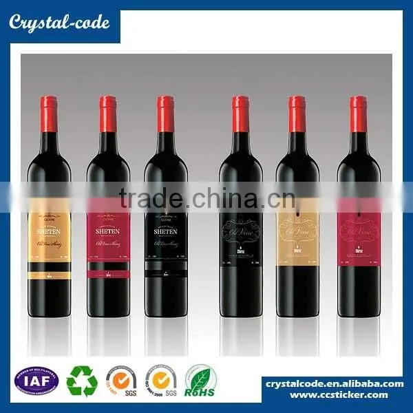 Factory Price High Technology Adhesive Private Wine Label photo-3