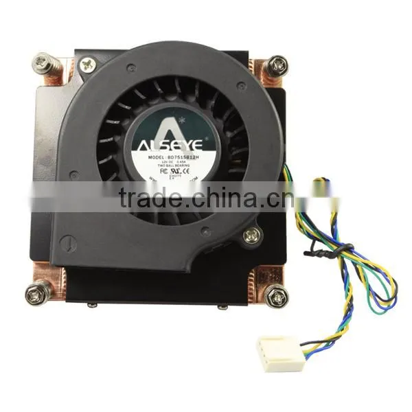 Alseye Manufacturer BA0114 Aluminum Radiator 1U Sever Cooler Computer Cooling Fan photo-2