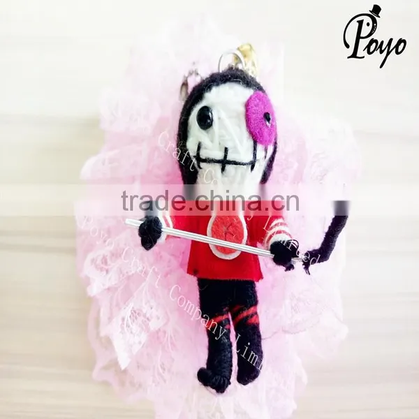 Cheap Knitted Voodoo Doll Keychain Wholesale photo-2