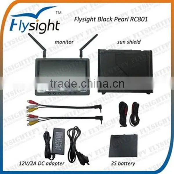 B673 32/7ch Black Pearl Diversity RX Monitor With New Foldable Nice Sun Shadow/Shield RC Quadcopter Auto-Return photo-5