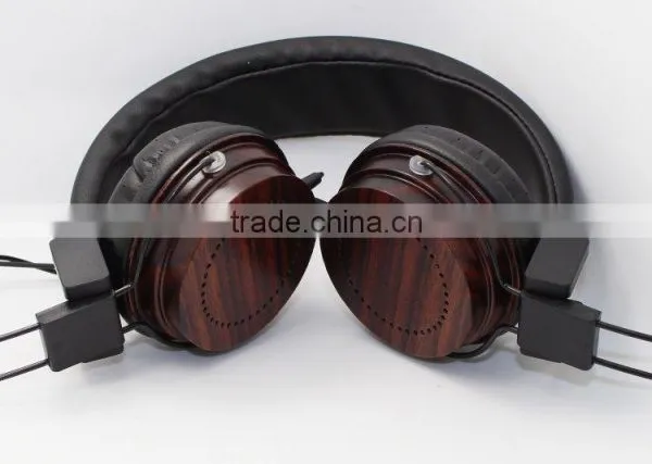 New ! Wood Headphones Custom Logo Over Ear High Quality With Good Sound Headset photo-4