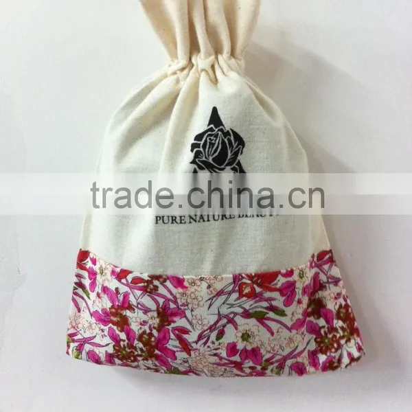 Wholesale Plain Standard Size Promotional Organic Muslin Cotton Drawstring Bag photo-6