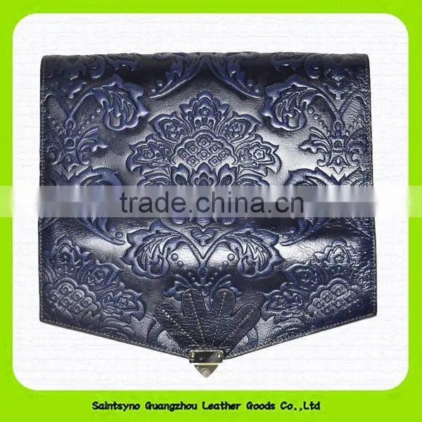 15625 Promotion Cheap Designer Business Cow Leather Rfid Men Wallet With Embossing photo-5