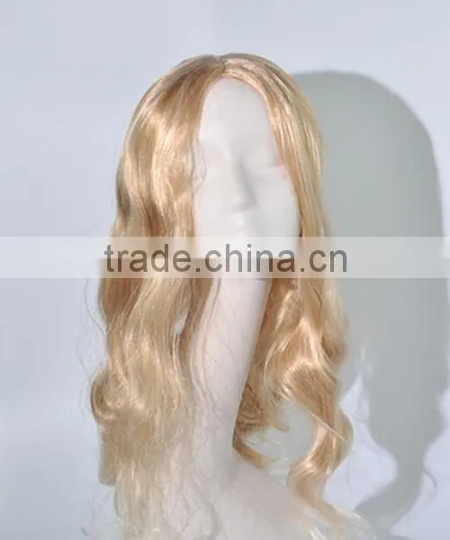 Long Blond Body Wave Wig Synthetic Costume Wig N307 photo-3