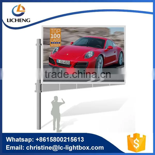 Lightbox Mupi Display scrolling billboard lightbox