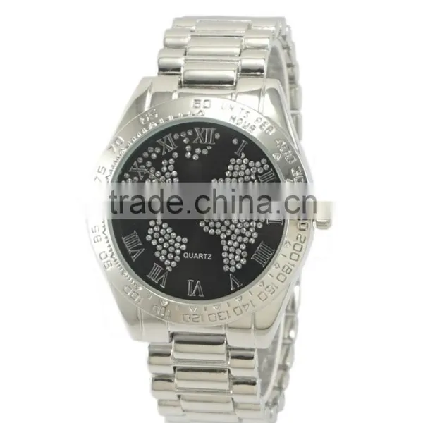 Hot Selling Fashion Design Colorful Map Dials Good Qiality Alloy Bracelet Watches Ladies Women photo-2