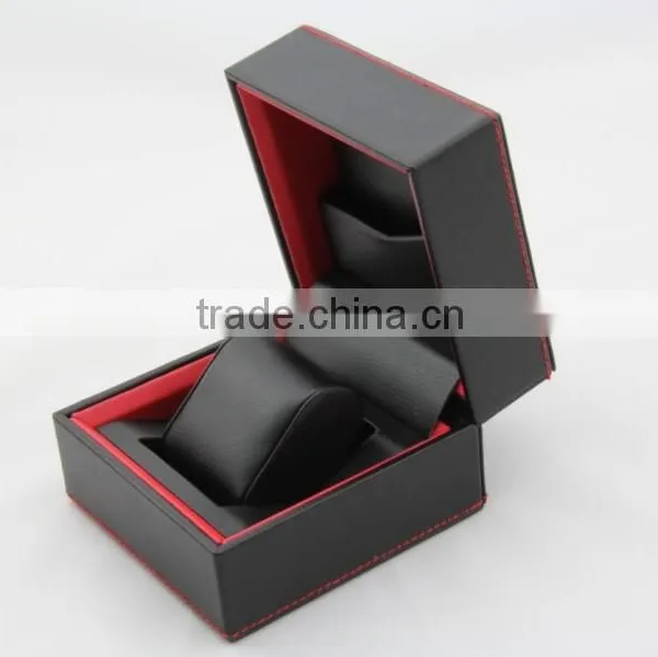 Luxury Black Leather Watch Box for Men photo-2