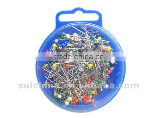GLASS HEAD PINS