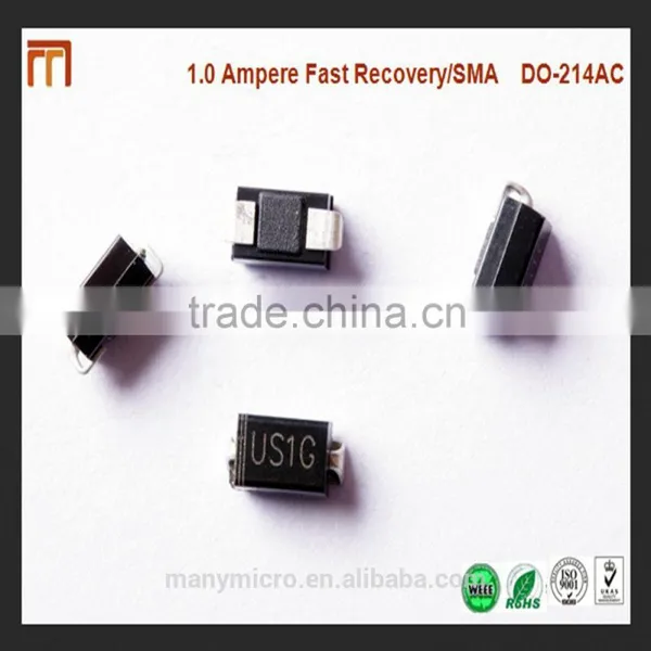 1.0A Fast Recovery SMA DO-214AC Diode US1G photo-2