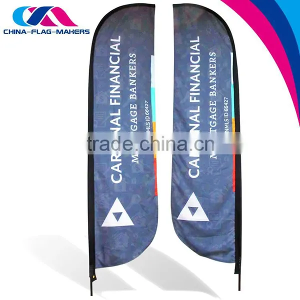 China Custom House Polyester Textile Print Logo Flag