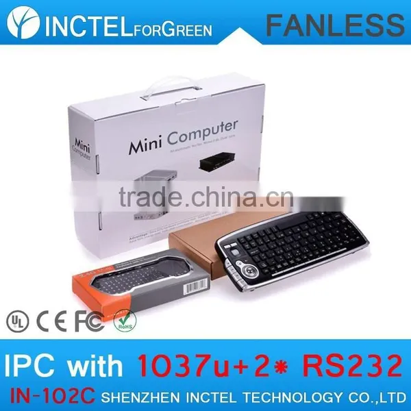 Wireless Mini Computer Mini Industrial PC With 2 COM Intel Celeron 1037U Processor photo-5