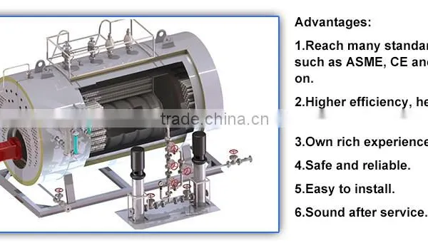 ISO9001 ASME & IBR Low Pressure Gas & Oil Boiler photo-5