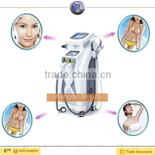 2016 NEW BD-OPT SHR Fast Hair Removal / Nd Yag Laser Tattoo Removal Machine for Skin Tightening