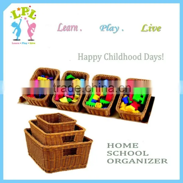2016 Wholesale High Quality Durable Washable Multi-function Wicker Storage Basket Wicker Basket Drawers photo-2