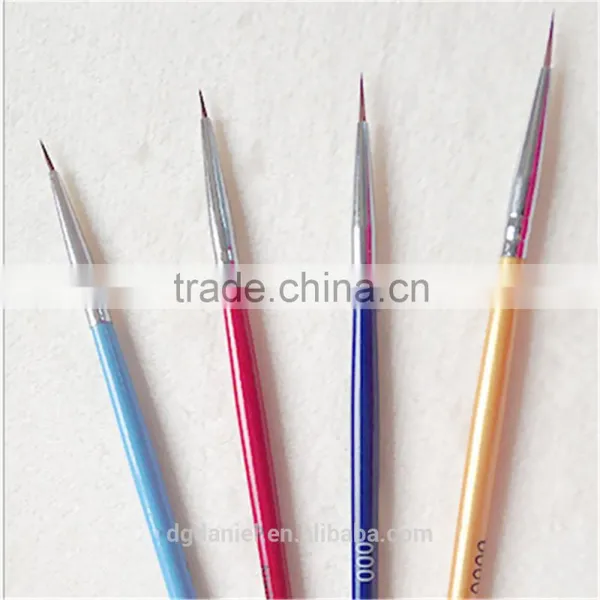 3pcs Gel Acrylic Nail Art Brushes Builder Brush Pen Design photo-6
