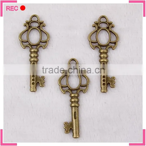 Key Shaped Copper Pendant, Custom Made Key Pendant photo-3