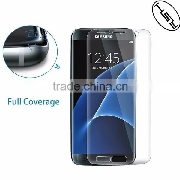 HUYSHE Full Cover Screen Protector For Samsung Galaxy S7 Edge Soft Anti Explosion TPU Film photo-4
