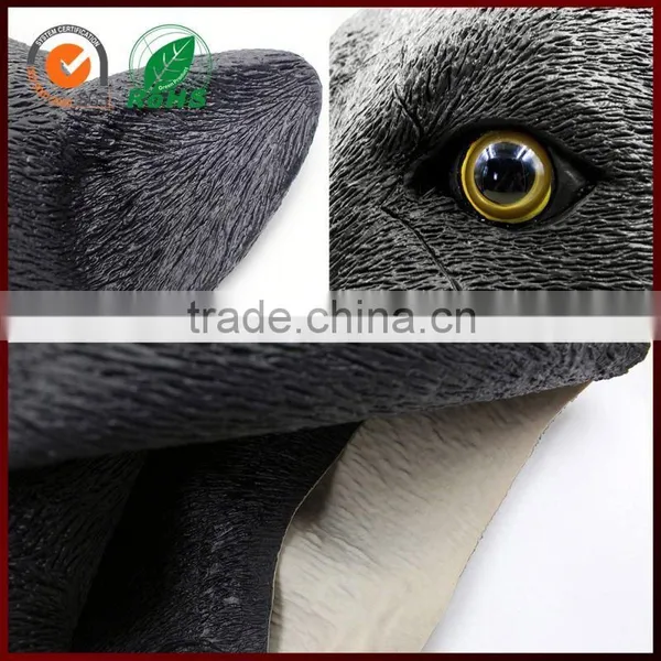 Donkey Kong Halloween Adults Costume Animal Black Sexy Cat Full Face Female Latex Mask photo-6