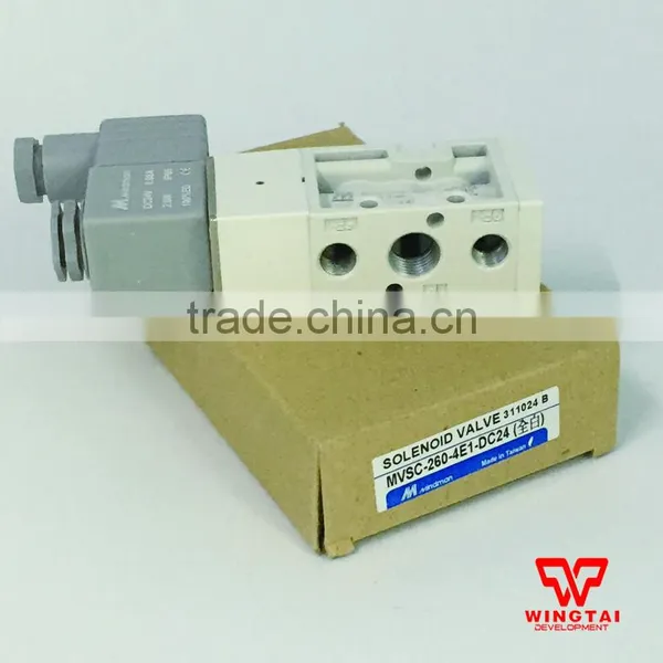 Mindman White Solenoid Valve MVSC-260-4E1, 4-way, Single Solenoid, Specify Voltage photo-5