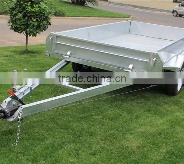 Hot Dipped Galvanized Tandem Box Trailer photo-2