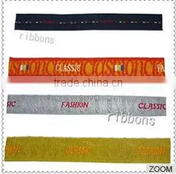 Best selling Jacquard elastic webbing/reflective webbing /100% poly jacquard tribal webbing and tape for decoration