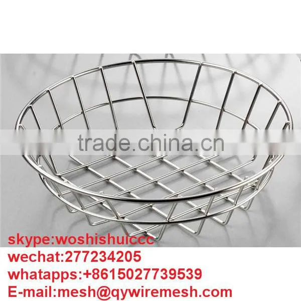 Stainless Steel Mesh Fruit Basket / Kitchen Sieve / Vegetable Storage Basket photo-3