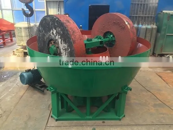CIQ Wet Pan Mill Double Wheel Dressing Gold Grinding Machine From China photo-2