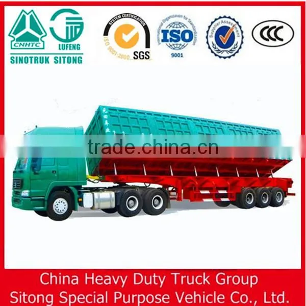 Chinese Factory 2016 New 80T Side Dump Semi Trailer Online Shopping photo-6