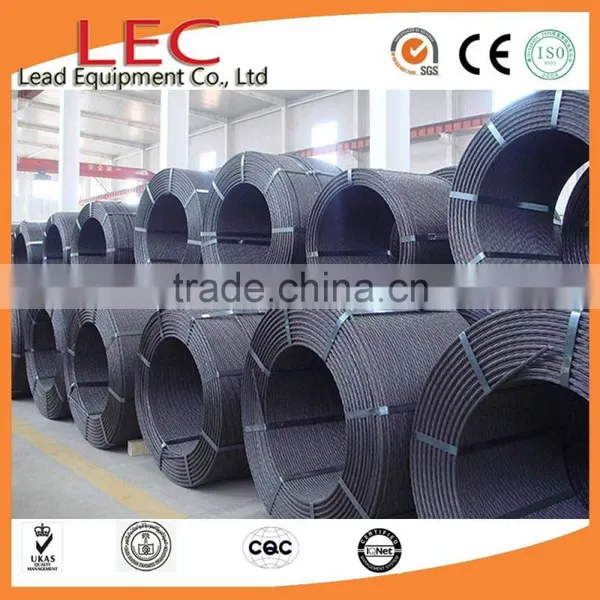 LEC Bridge Construction 7Wire HT ASTM A416 PC Steel Strand photo-4
