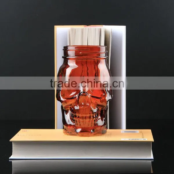 Cheap Stuff to Sell Keep Candy or Other Food Hot Selling Amber Glass Jar photo-2