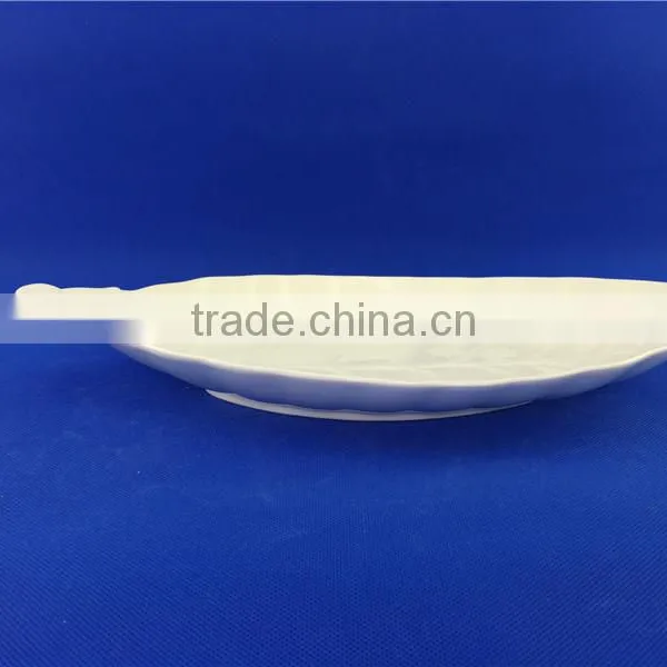 Hight Quality Banana Leaf Dish Ceramics photo-3