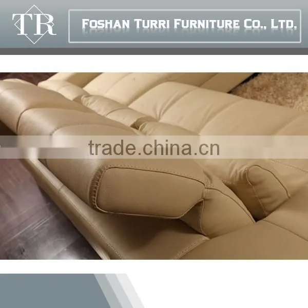 2017 Modern Chesterfield Corner Leather Sofa for Living Room Furniture photo-5
