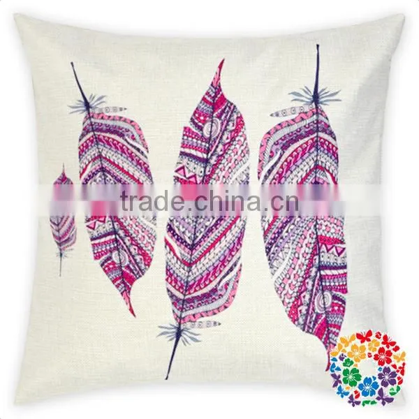 Rose Flower Printing Cotton Pillowcase Sofa Decorative Cushion Cover Pillow Case photo-2