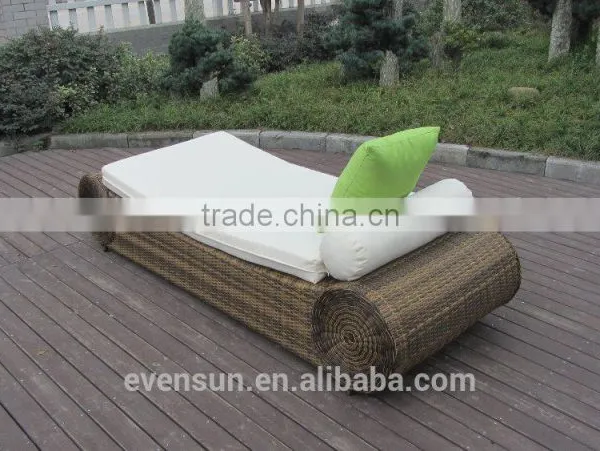 Rattan Lounger Patio Sun Bed photo-2