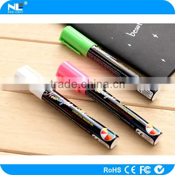 Colorful and Smooth Nib Fluorescent Marker Pen / Erasable Marker Pen for LED Writing Board photo-5