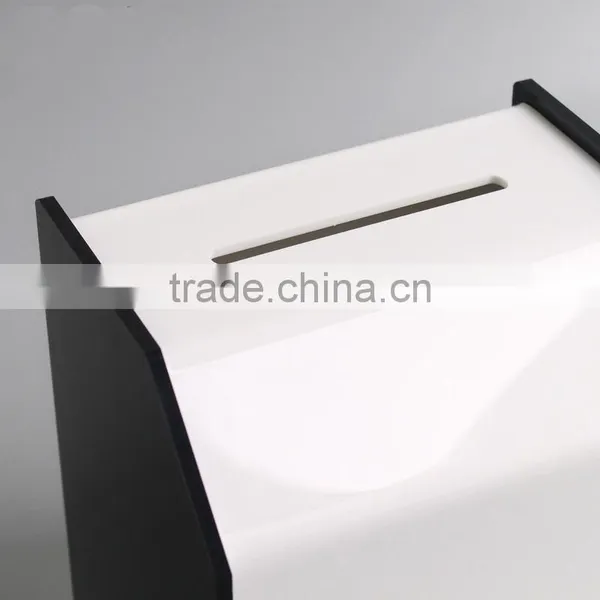Factory Custom Cheap Black Acrylic Business Card Holder photo-4