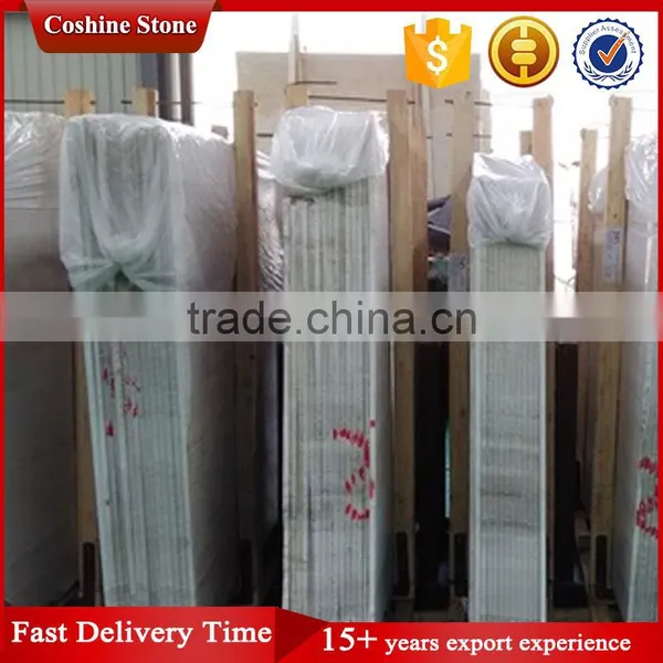 Chinese Light White Grey Wood Grain Marble photo-5