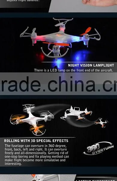 2015 New Drone Skytech M62R 2.4G 4CH 6-Axle Mini rc Quadcopter Intruder Ufo With Camera, RUH208886 photo-3